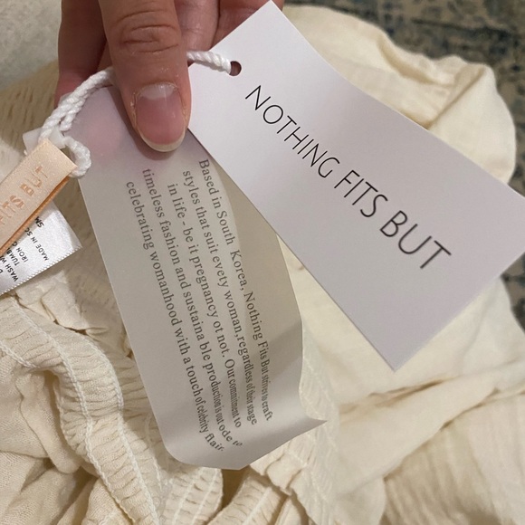 Nothing Fits But Momoka Dress Maxi In Eggshell Cotton Size Small / Medium NEW - Picture 4 of 6